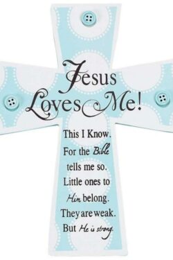 603799407236 Boy Jesus Loves Me Cross