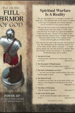 603799418805 Full Armor Of God Plock (Plaque)