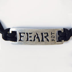 637955027006 Adjustable Fear Not (Bracelet/Wristband)