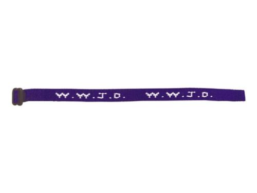 788200871476 WWJD Woven Pack Of 25 (Bracelet/Wristband)