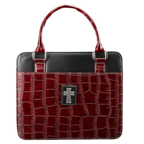 6006937094499 Croc Embossed Purse Style With Cross