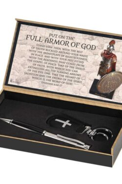 603799343305 Armor Of God Pen With Keyring