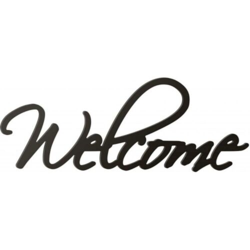 656200160732 Welcome Carved Word Sign (Plaque)