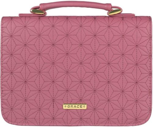 1220000134164 Women's Fashion Bible Cover Grace Dusty Rose
