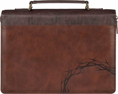 1220000329935 Premium Vegan Leather Inspirational Bible Cover for Men & Women: Amazing Grace w