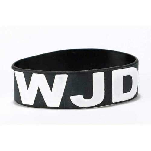 603799395854 WWJD Silicone (Bracelet/Wristband)