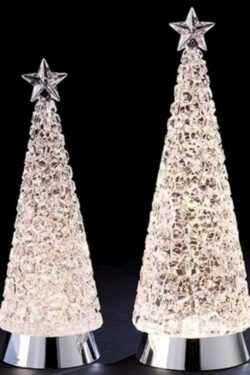 089945681772 LED Cube Swirl Trees