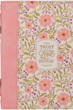 1220000722545 Premium Fashion Vegan Leather Bible Cover for Women: Those Who Trust in The Lord