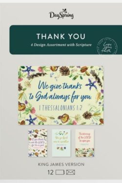 081983775161 Thank You Box Of 12 Nature Design