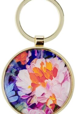 1220000370937 WITH LOVE Women's Inspirational Split Metal Keychain