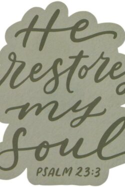 1220000720749 Inspirational Decorative Die-Cut Refrigerator Scripture Magnet for Women & Men: