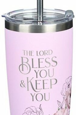 1220000325005 Lord Bless You And Keep You Floral Stainless Steel Travel Tumbler With Stai